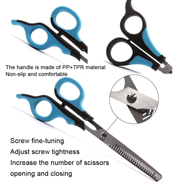 5 PCS / Set B24121 Pet Comb Nail Clipper Set Pet Trimming Grooming Supplies