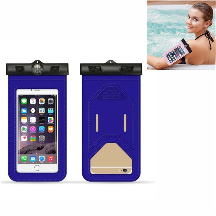 5 PCS  Suitable For Mobile Phones Under 6 Inches Mobile Phone Waterproof Bag With Armband And Compass