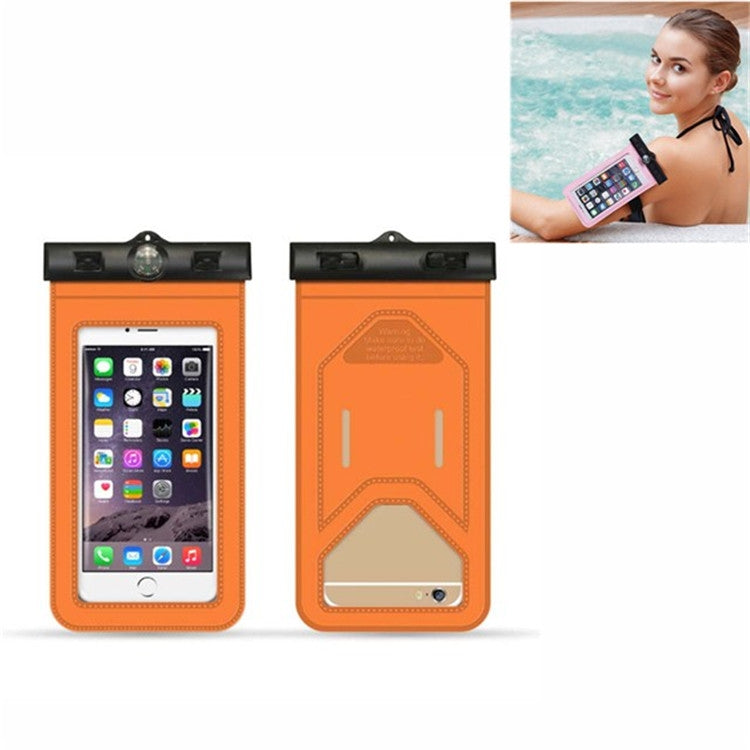 5 PCS  Suitable For Mobile Phones Under 6 Inches Mobile Phone Waterproof Bag With Armband And Compass