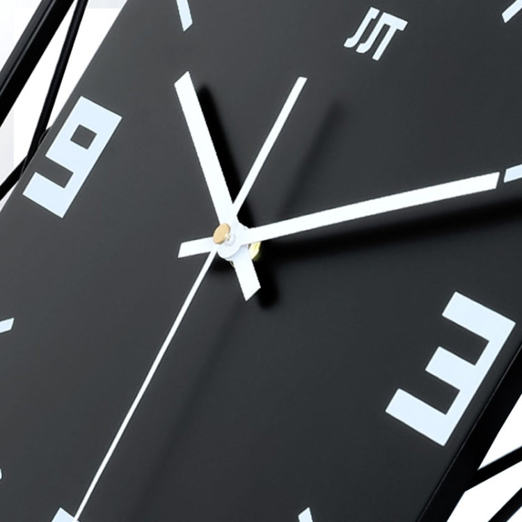 Living Room Creative Wall Clock Home Metal Decorative Quartz Clock, Size:35X35CM