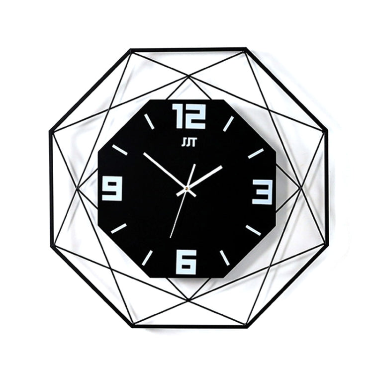 Living Room Creative Wall Clock Home Metal Decorative Quartz Clock, Size:35X35CM