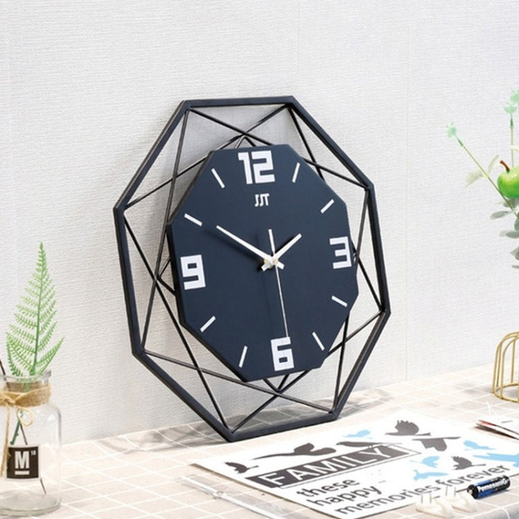 Living Room Creative Wall Clock Home Metal Decorative Quartz Clock, Size:35X35CM