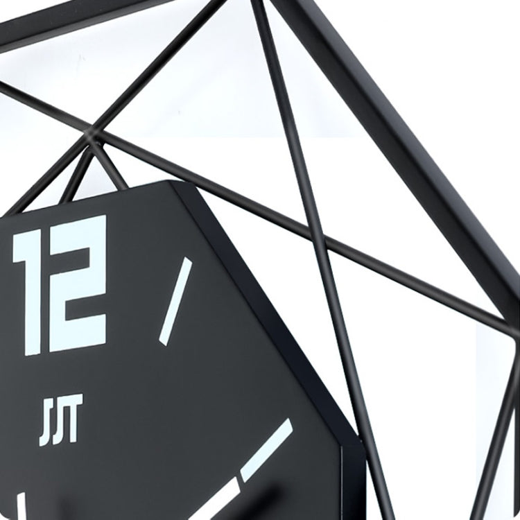 Living Room Creative Wall Clock Home Metal Decorative Quartz Clock, Size:35X35CM