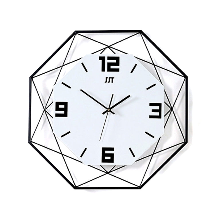 Living Room Creative Wall Clock Home Metal Decorative Quartz Clock, Size:35X35CM