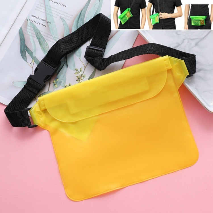 5 PCS  Three-layer Sealed PVC Waterproof Waist Bag Drifting Waterproof Bag