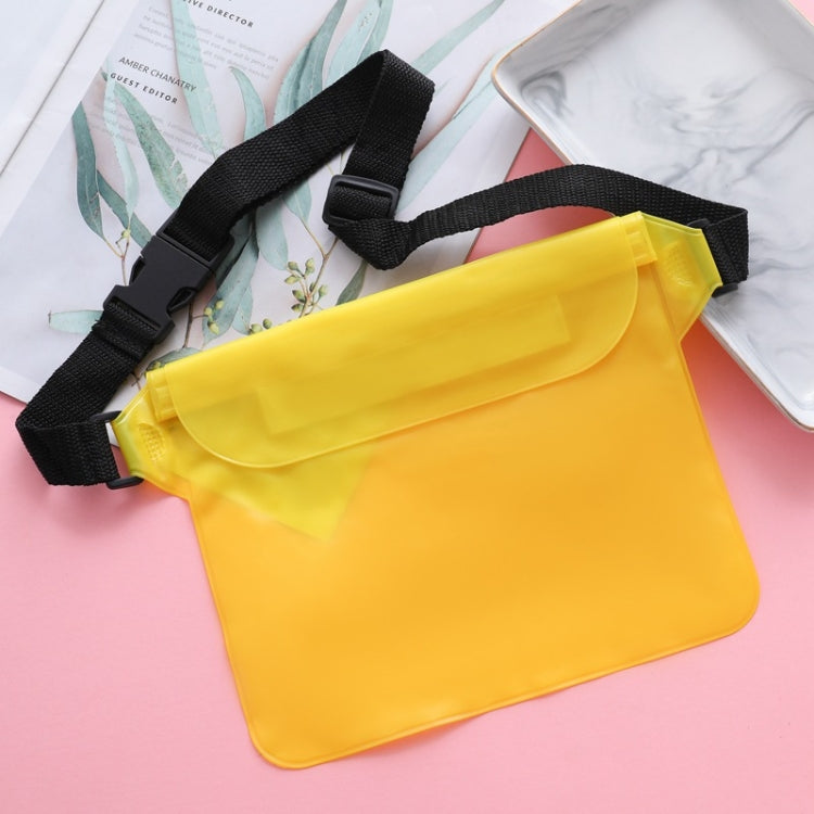5 PCS  Three-layer Sealed PVC Waterproof Waist Bag Drifting Waterproof Bag