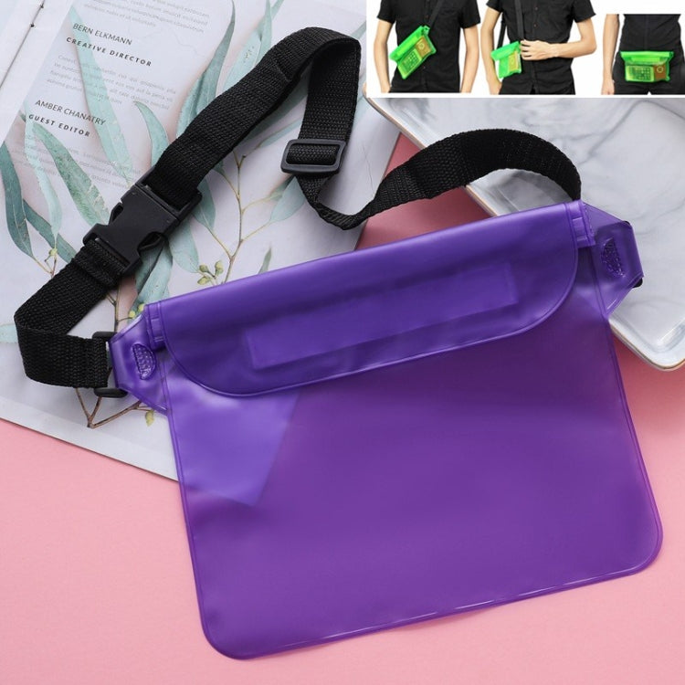 5 PCS  Three-layer Sealed PVC Waterproof Waist Bag Drifting Waterproof Bag