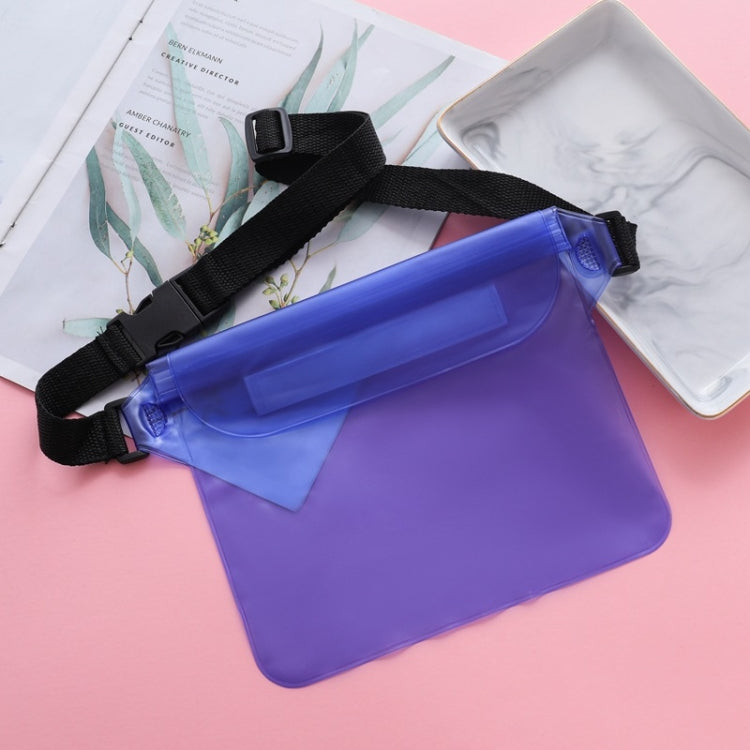 5 PCS  Three-layer Sealed PVC Waterproof Waist Bag Drifting Waterproof Bag