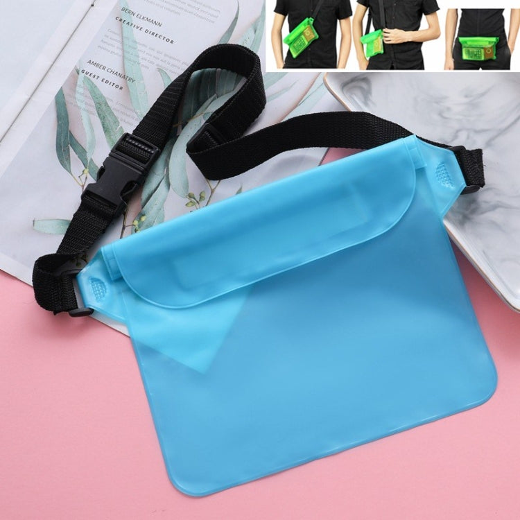 5 PCS  Three-layer Sealed PVC Waterproof Waist Bag Drifting Waterproof Bag