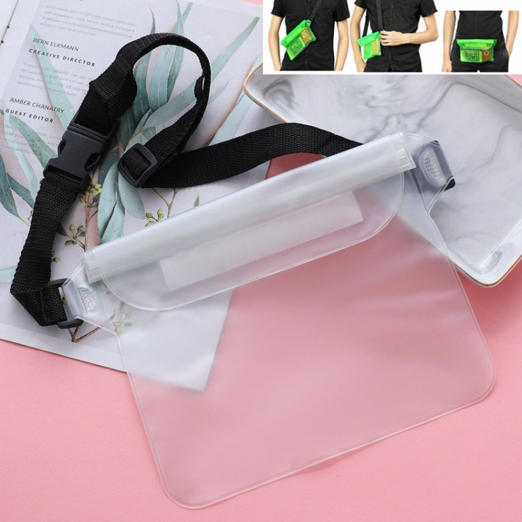5 PCS  Three-layer Sealed PVC Waterproof Waist Bag Drifting Waterproof Bag