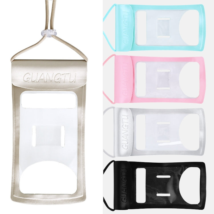 2 PCS Suitable For Mobile Phones Below 6.5 Inch Screen TPU Thickened Mobile Phone Waterproof Bag(Random Color)