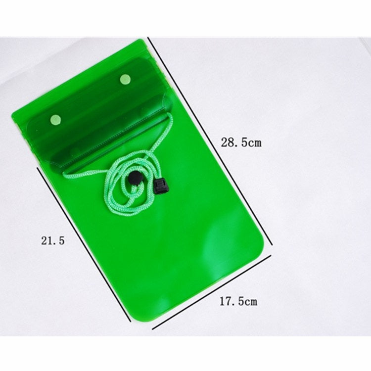 10 PCS Large Mobile Phone Transparent Waterproof Cover Touch Screen Rechargeable Mobile Phone Waterproof Bag(Random Color)