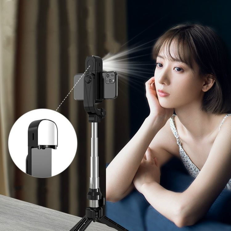 XT05 3-in-1 Multi-function Bluetooth Selfie Stick + Fill Light + Live Broadcast Bracket(Black)