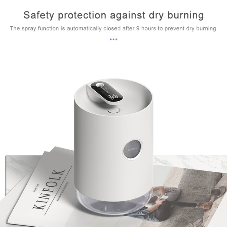 U2 USB Charging Air Humidifier 1000ml Large Capacity Water Tank Built-in Ambient Night Light Air Humidifier(Coral Pink)