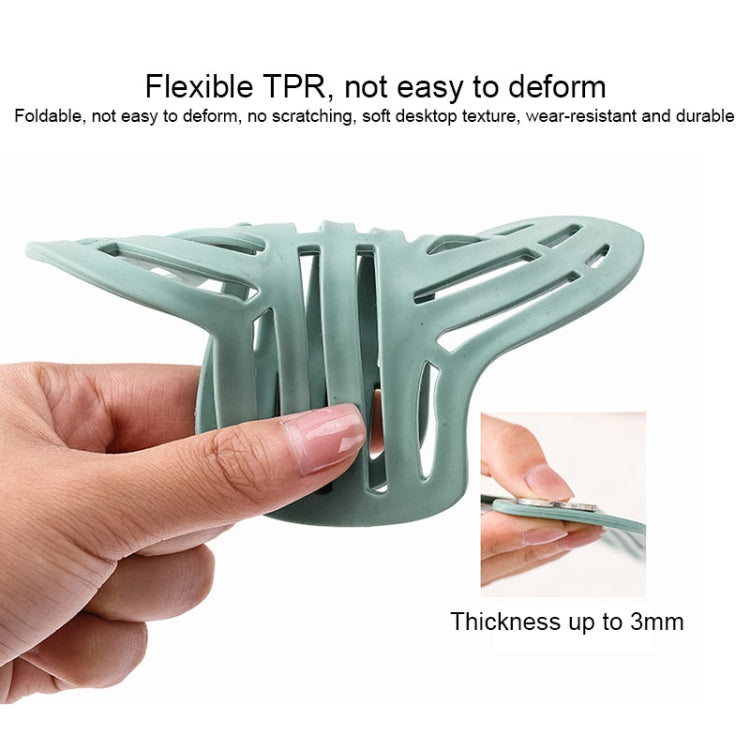 2 PCS Cactus Shape Anti-Scalding Tea Coaster Creative Home Non-Slip Insulation Pad Water Cup Bowl Mat(Gray)
