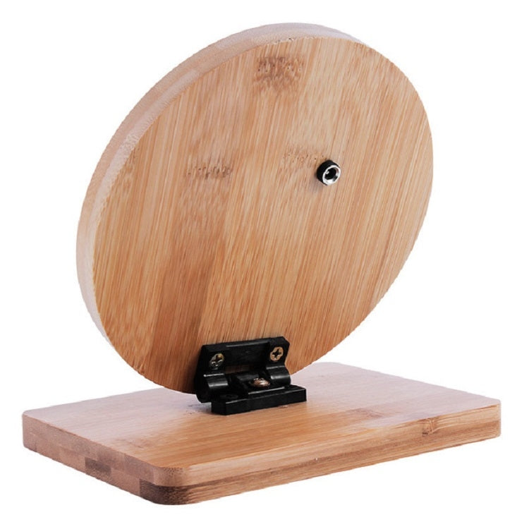 LED Wooden Makeup Mirror USB Charging Simple Fashion Desktop Desktop Makeup Mirror