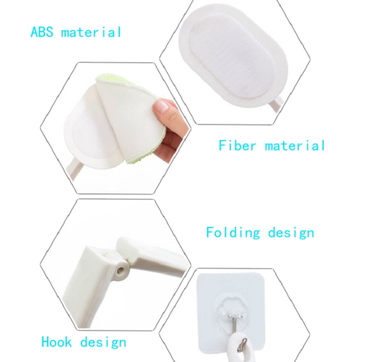 2 Sets Kitchen Dishwashing Tool Brush Pot Long Handle Scouring Pad Sponge Strong Cleaning Brush Set