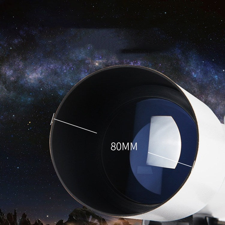 F500 x D80  Astronomical Telescope (Focal Length 500mm Objective Lens Diameter 80mm)