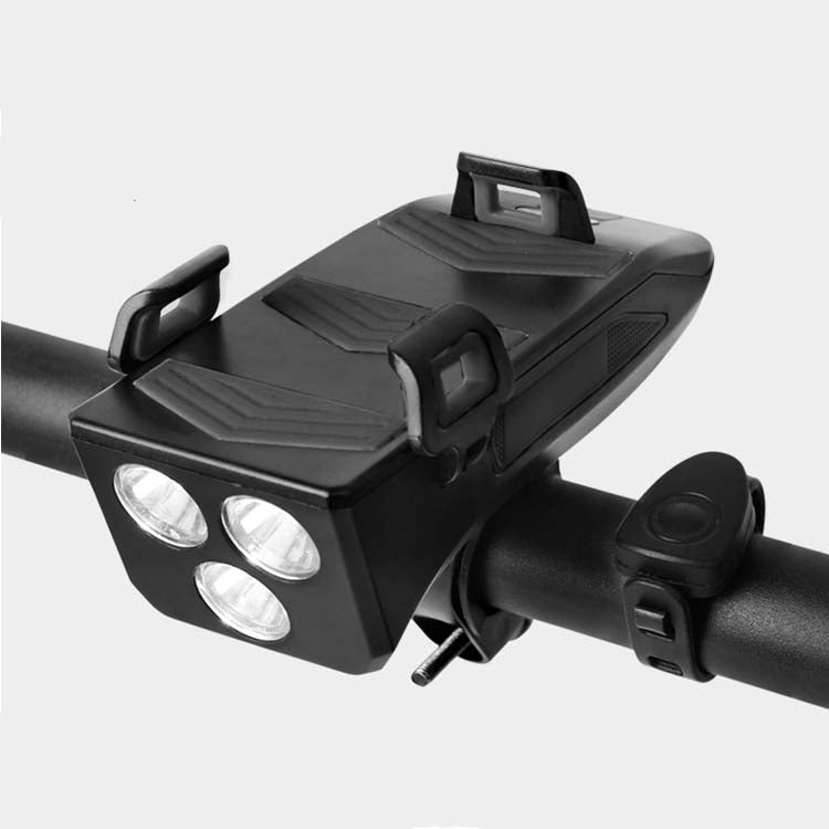 Bicycle Light + Mobile Phone Bracket + Speaker Multifunctional Bicycle Headlight, Battery Capacity:2000 mAh