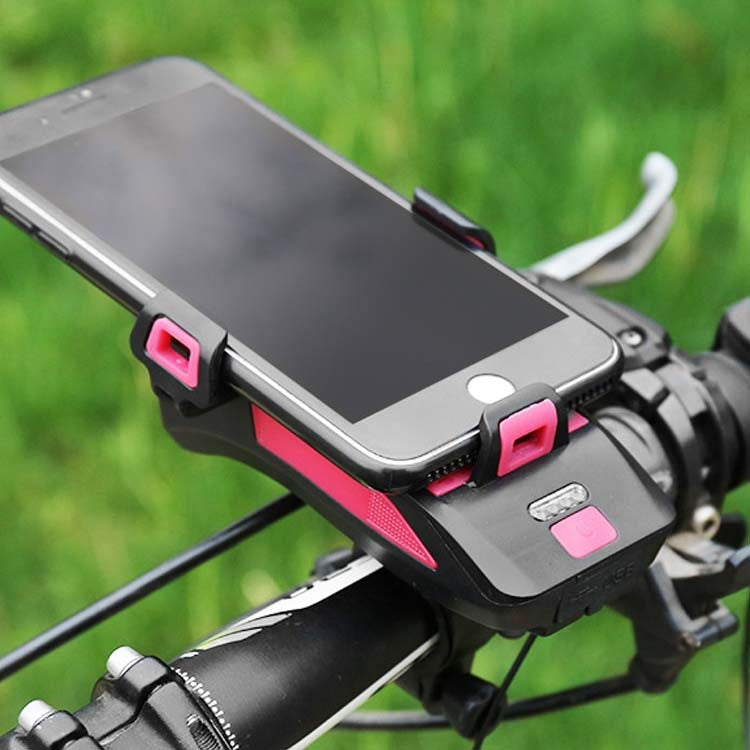 Bicycle Light + Mobile Phone Bracket + Speaker Multifunctional Bicycle Headlight, Battery Capacity:2000 mAh