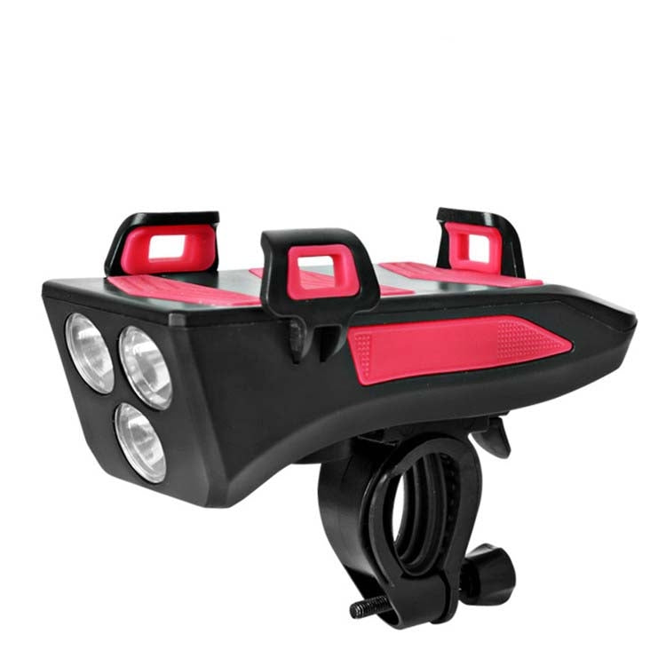Bicycle Light + Mobile Phone Bracket + Speaker Multifunctional Bicycle Headlight, Battery Capacity:2000 mAh