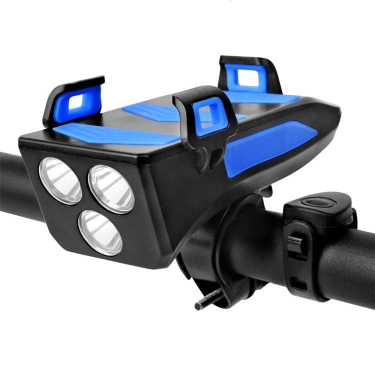 Bicycle Light + Mobile Phone Bracket + Speaker Multifunctional Bicycle Headlight, Battery Capacity:2000 mAh