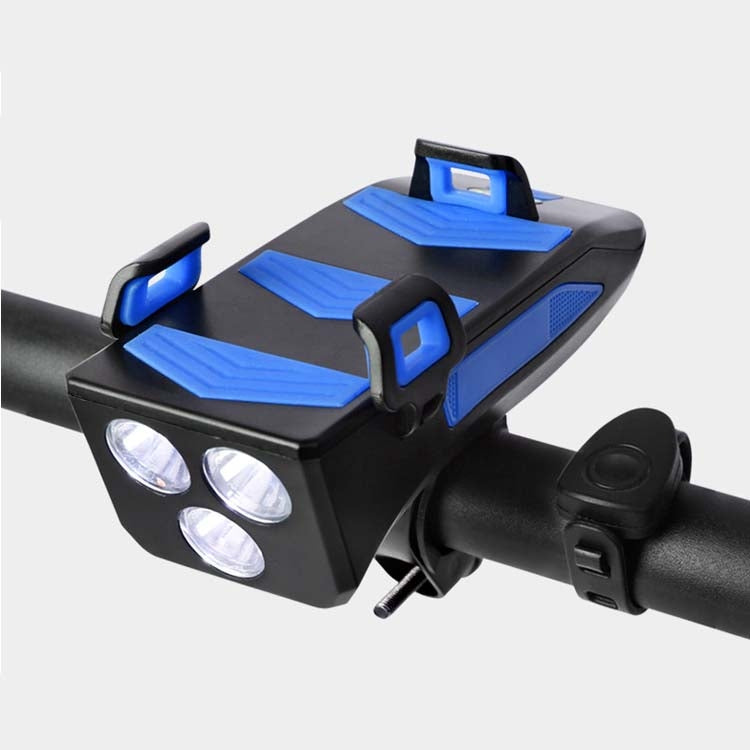 Bicycle Light + Mobile Phone Bracket + Speaker Multifunctional Bicycle Headlight, Battery Capacity:2000 mAh