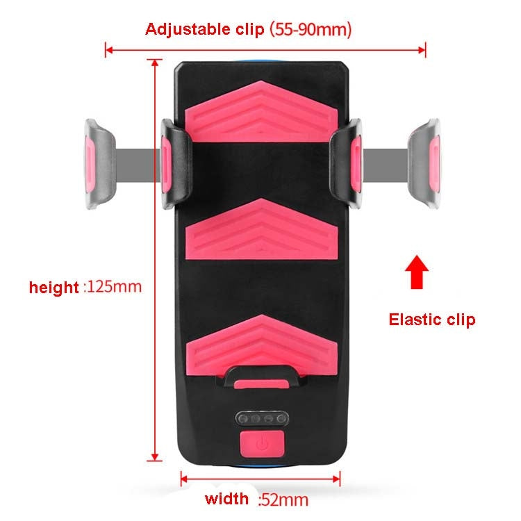 Bicycle Light + Mobile Phone Bracket + Speaker Multifunctional Bicycle Headlight, Battery Capacity:2000 mAh