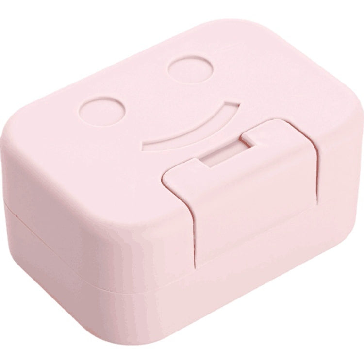 8 PCS Travel Portable Soap Box With Lid Sealed Soap Box Bathroom Soap Tray Random Color