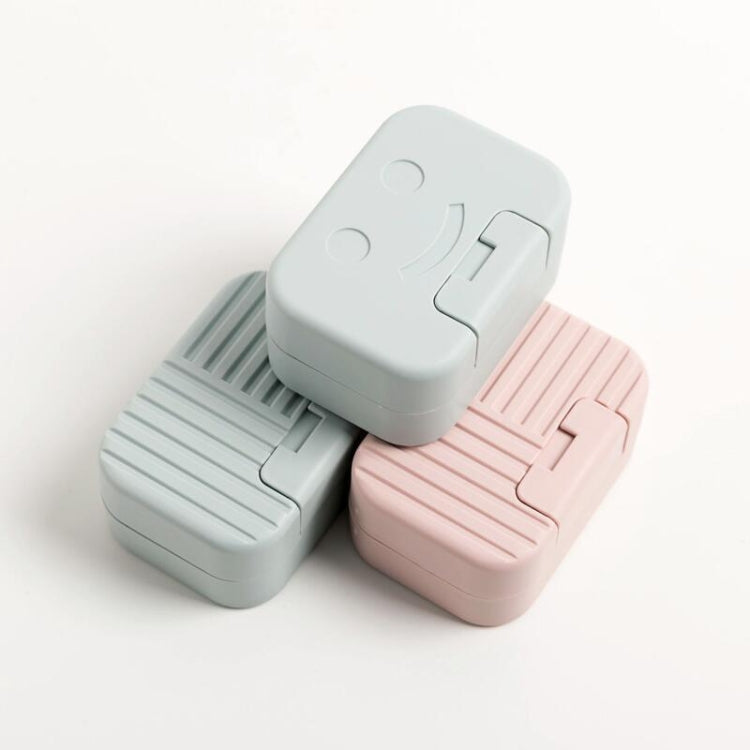 8 PCS Travel Portable Soap Box With Lid Sealed Soap Box Bathroom Soap Tray Random Color
