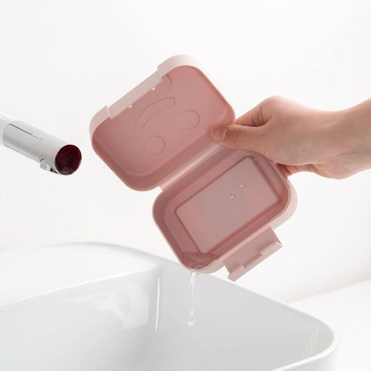 8 PCS Travel Portable Soap Box With Lid Sealed Soap Box Bathroom Soap Tray Random Color