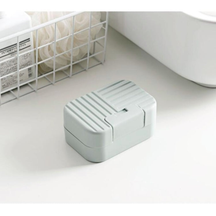 8 PCS Travel Portable Soap Box With Lid Sealed Soap Box Bathroom Soap Tray Random Color