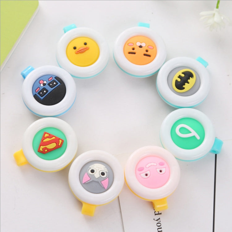 8 PCS Cartoon Outdoor Mosquito Repellent Button Baby Pregnant Women Anti-mosquito Carry Clip, Random Color Delivery