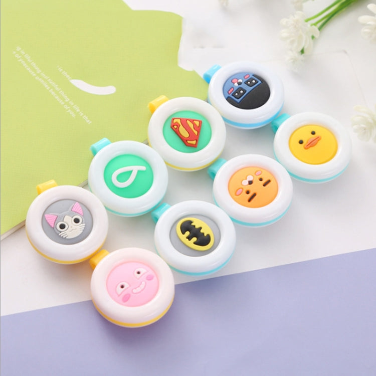 8 PCS Cartoon Outdoor Mosquito Repellent Button Baby Pregnant Women Anti-mosquito Carry Clip, Random Color Delivery