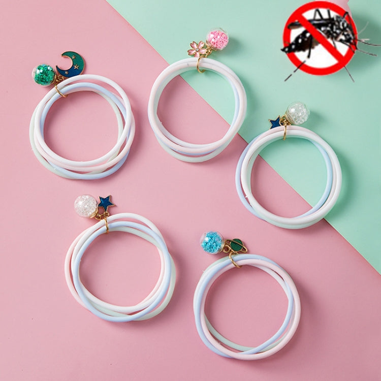 10 PCS Summer Cute Mosquito Repellent Bracelet Portable Outdoor Travel Anti-mosquito Bracelet Artifact, Random Color Delivery