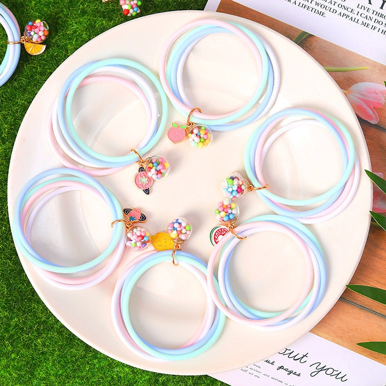 10 PCS Summer Cute Mosquito Repellent Bracelet Portable Outdoor Travel Anti-mosquito Bracelet Artifact, Random Color Delivery