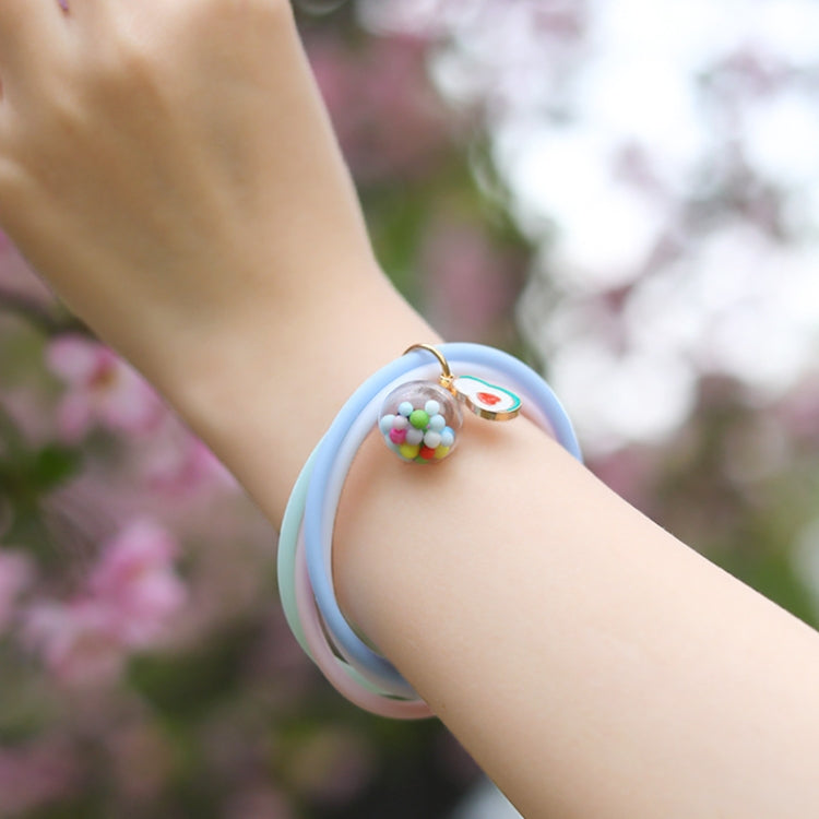 10 PCS Summer Cute Mosquito Repellent Bracelet Portable Outdoor Travel Anti-mosquito Bracelet Artifact, Random Color Delivery