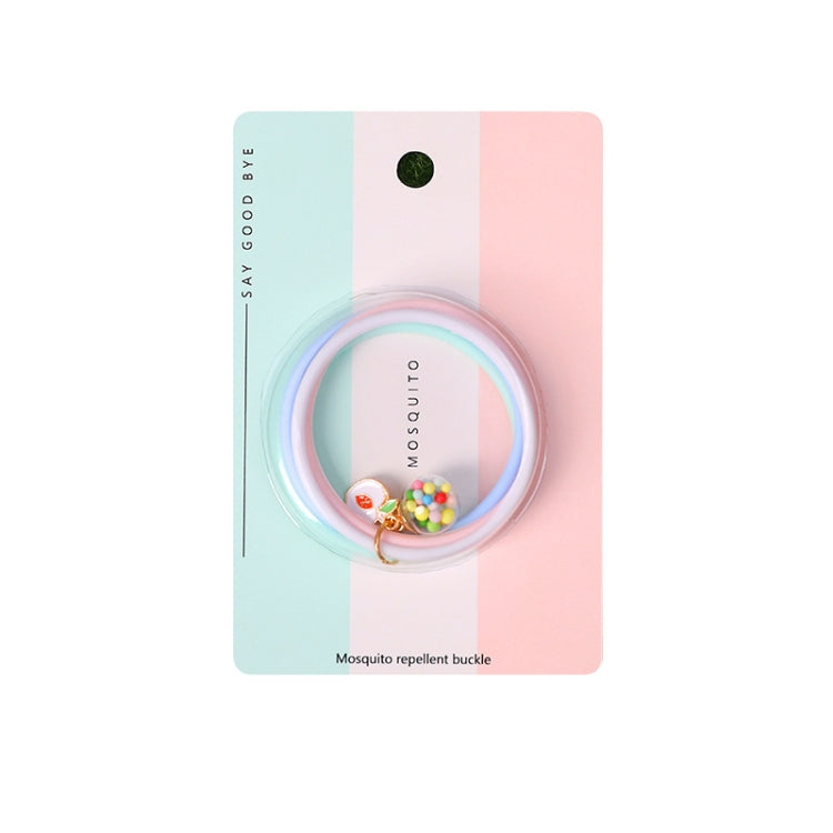 10 PCS Summer Cute Mosquito Repellent Bracelet Portable Outdoor Travel Anti-mosquito Bracelet Artifact, Random Color Delivery