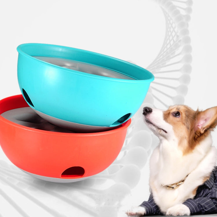 Cat And Dog Choking Prevention Slow Food Single Bowl Bottom Non-slip Puzzle Pet Bowl