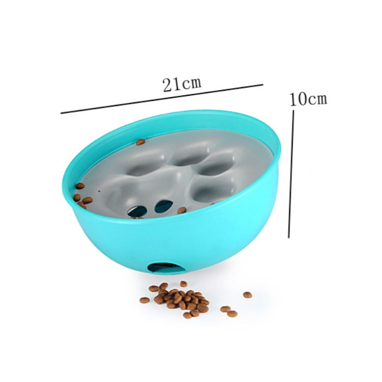 Cat And Dog Choking Prevention Slow Food Single Bowl Bottom Non-slip Puzzle Pet Bowl