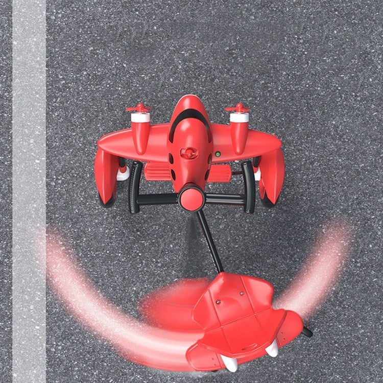 Childrens Pedal Drifting Car Small Plane Tricycle Kids Four-wheeled Bicycle(Red)