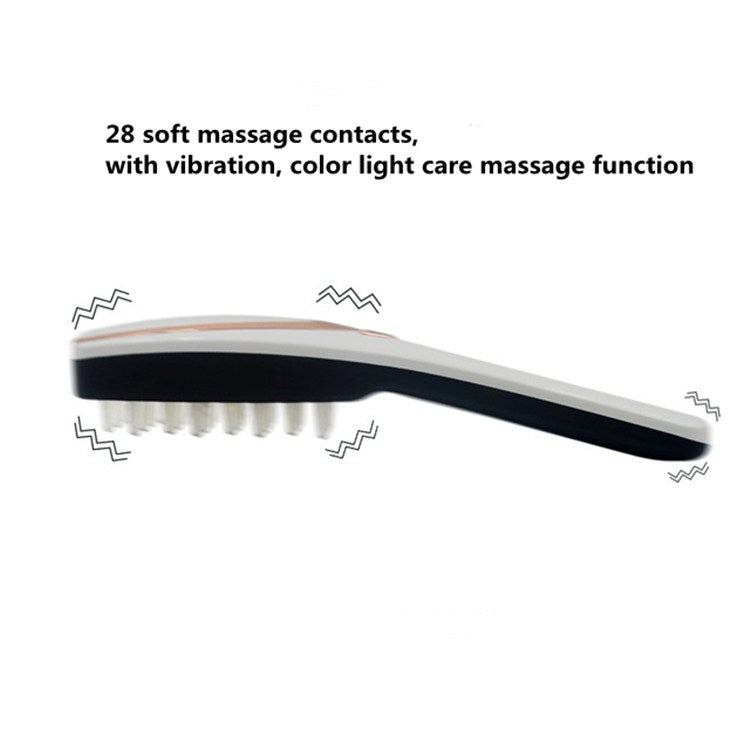 Electric Massage Comb Head Massager Anti-hair Loss Scalp Care Vibration Color Light Comb