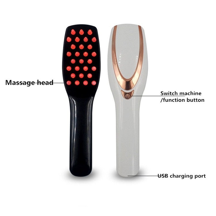Electric Massage Comb Head Massager Anti-hair Loss Scalp Care Vibration Color Light Comb