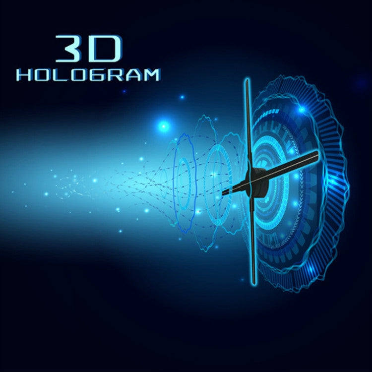 65CM KY-4 WIFI Holographic 3D Fan Shape LED Advertising Machine, Resolution: 1024 x 638 Pixels, Plug Type:CN Plug