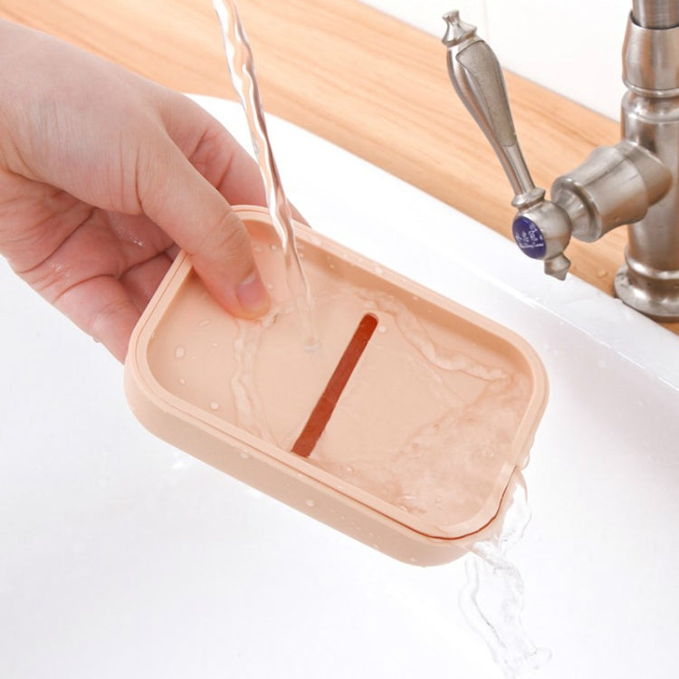 7 PCS Double-layer Soap Box Portable Travel Soap Tray With Lid Draining Random Color