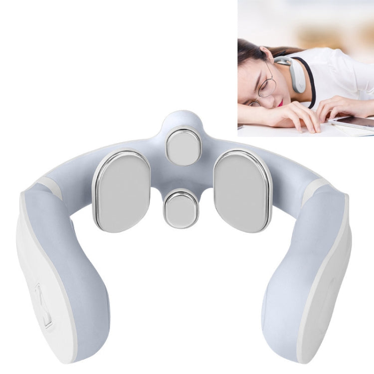 Multifunctional Cervical Spine Massage Instrument Office Home Portable Cervical Spine Physiotherapy, Specification: Button Models, Style:Pulse