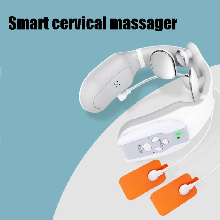 Multifunctional Cervical Spine Massage Instrument Office Home Portable Cervical Spine Physiotherapy, Specification: Remote Control, Style:Pulse