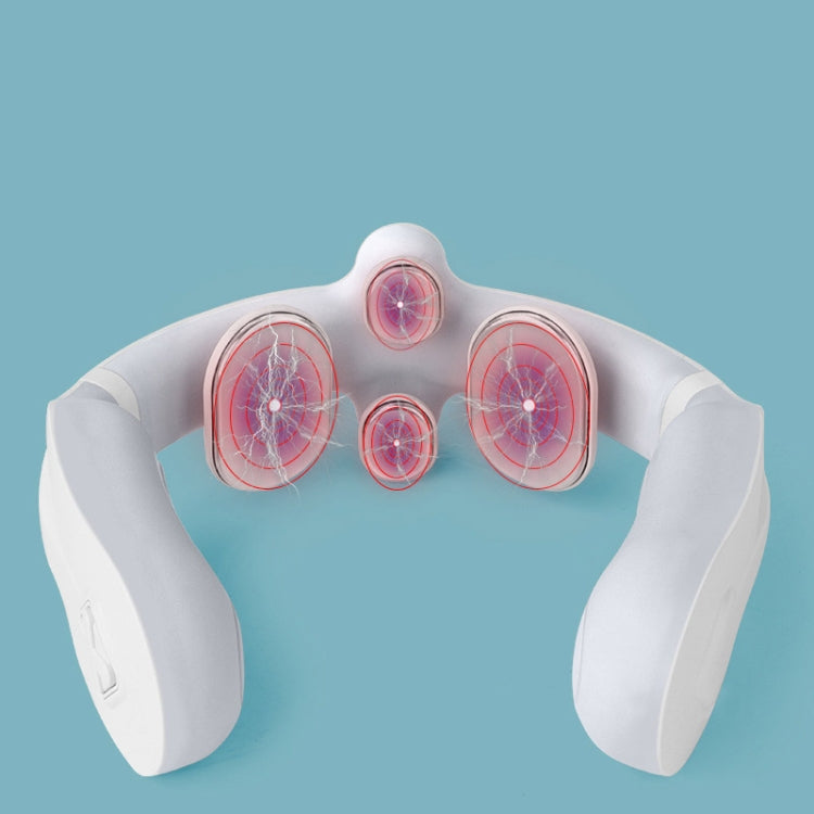 Multifunctional Cervical Spine Massage Instrument Office Home Portable Cervical Spine Physiotherapy, Specification: Button Models, Style:Withou tPulse