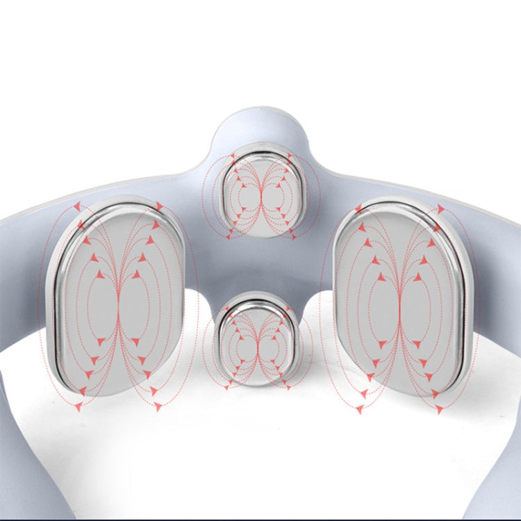 Multifunctional Cervical Spine Massage Instrument Office Home Portable Cervical Spine Physiotherapy, Specification: Button Models, Style:Withou tPulse