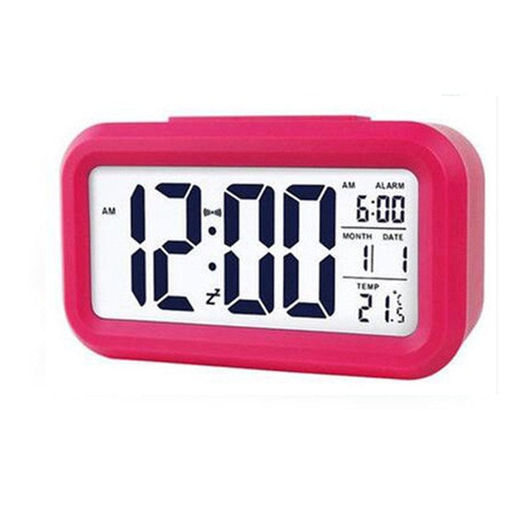 Temperature Type Lazy Snooze Alarm Mute Backlit Electronic Clock